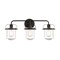 Designers Fountain Jaxon 24in 3-Light Oil Rubbed Bronze Industrial Indoor Wall Sconce with Clear Glass Shade 90603-ORB - alternate 1